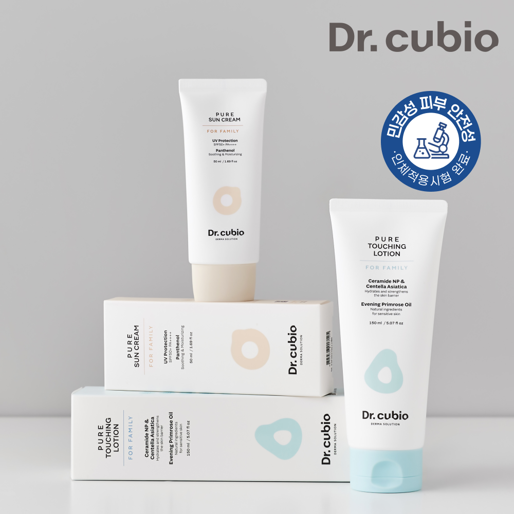 [세트] 닥터큐비오 퓨어 터칭 로션 + 퓨어 선크림